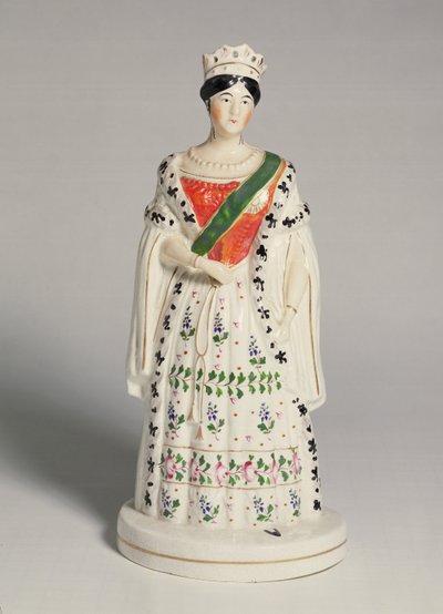 Figure de Staffordshire de la Reine Victoria (1819-1901) - English School